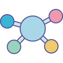 Networking Isolated Vector icon which can easily modify or edit

