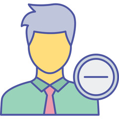 User remove Isolated Vector icon which can easily modify or edit

