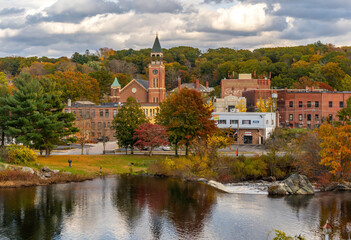 Putnam Connecticut in the Fall - obrazy, fototapety, plakaty