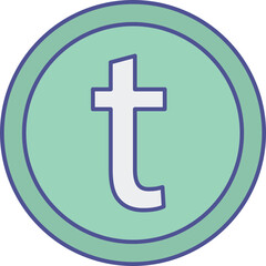 Obraz premium Tumblr Isolated Vector icon which can easily modify or edit