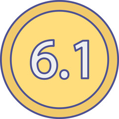 Dolby Isolated Vector icon which can easily modify or edit

