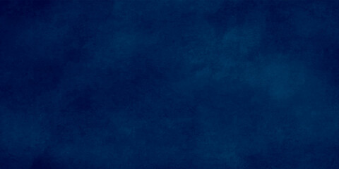 Fototapeta na wymiar Dark blue grunge texture. Shadow portrait backdrop Fine art texture