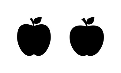 Apple icon vector. Apple sign and symbols for web design.
