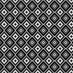 black and white geometric pattern