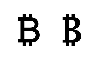 Bitcoin icon vector. bitcoin sign and symbol. payment symbol. cryptocurrency logo