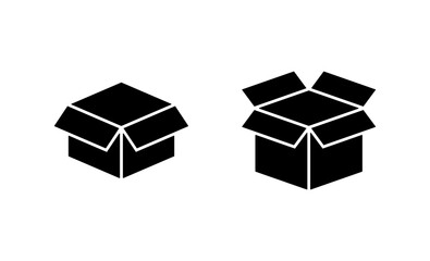 Box icon vector. box sign and symbol, parcel, package