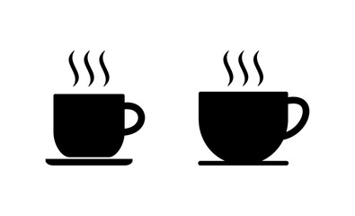 coffee cup icon vector. cup a coffee sign and symbol