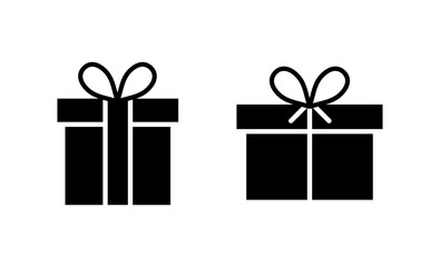 Gift icon vector. gift sign and symbol. birthday gift