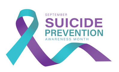 National suicide prevention month, September. Banner, Holiday, poster, card  - obrazy, fototapety, plakaty