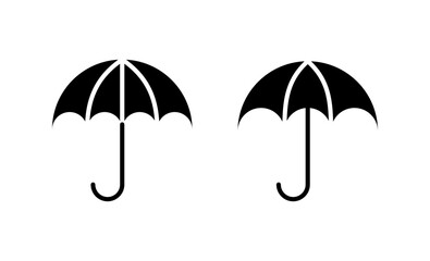 Fototapeta premium Umbrella icon vector. umbrella sign and symbol