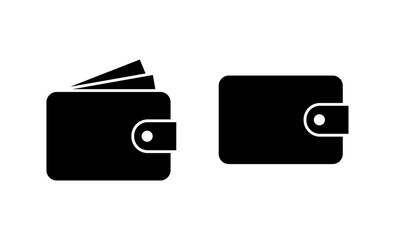 Wallet icon vector. wallet sign and symbol