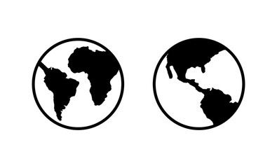 World map vector. Worldmap sign and symbol. Globe icon