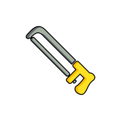 saw icon vector illustration logo template for many purpose. Isolated on white background.