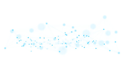 Businessman using data network with his fingers