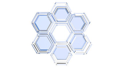 Digital technology background. Network connection dots and lines.