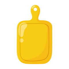 Obraz premium Wooden cutting board icon.