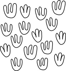 Obraz premium Hand drawn texture