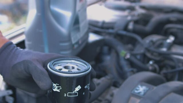 Oil filter for car