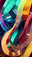 background abstract shapes colorful