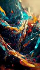 background texture oil pain colorful