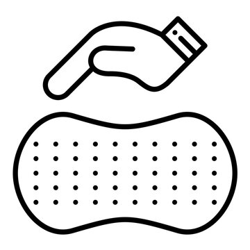 Memory Foam Line Icon