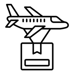 Airship Line Icon © SAMDesigning