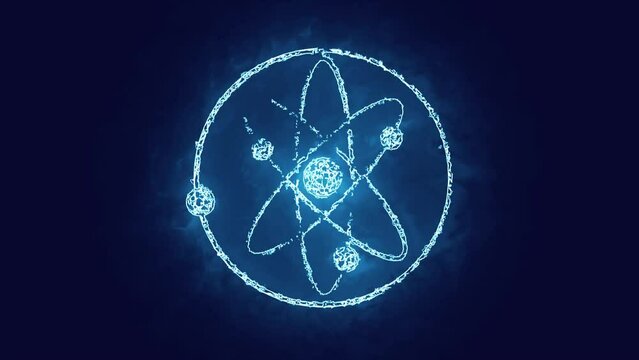 Atomic Science nuclear Energy  animation
