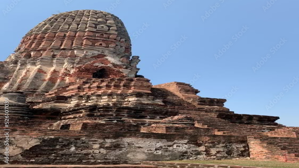 Poster Temple à Ayutthaya - Thaïlande