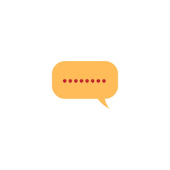 yellow speech bubble icon