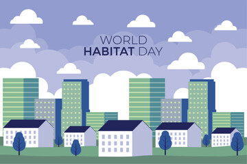 world habitat day card