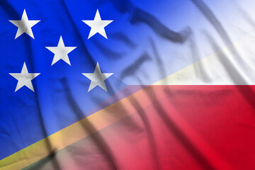 Solomon Islands and Czech Republic government flag transborder contract CZE SLB