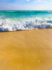 waves on the beach