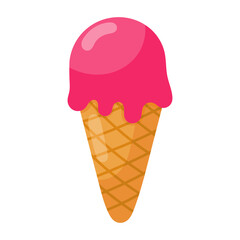 Ice cream cone icon.