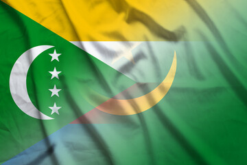 Comoros and Mauritania national flag transborder contract MRT COM