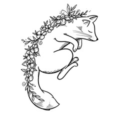 Floral Fox
