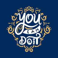 You can do it with Lettering Vector design
