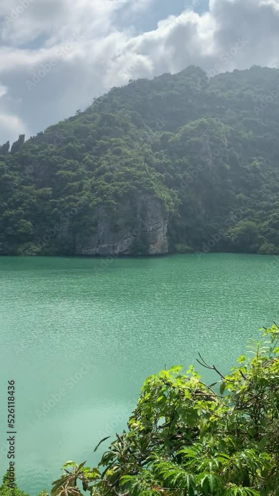 Sticker Lac du parc national de Mu Ko Ang Thong - Thaïlande