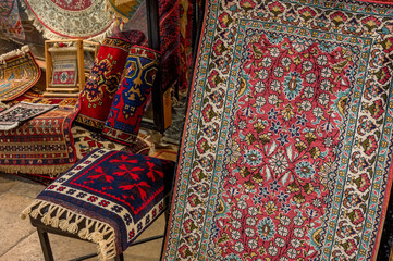 Istanbul, Turkey - January 2022 The Grand Bazaar items