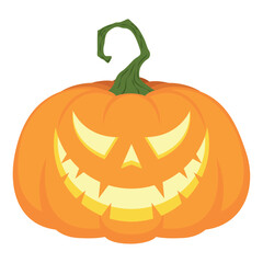 halloween smiling classic pumpkin