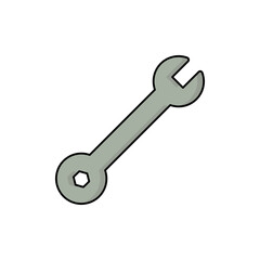 wrench icon vector illustration.