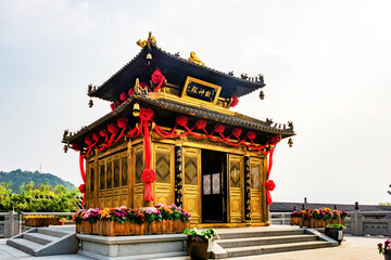 Fototapeta premium Temple of God of wealth