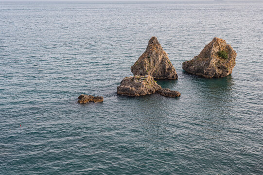 I Due Fratelli ( Two brothers) are a group of rocks located in the municipality of Vietri sul Mare, in the province of Salerno.