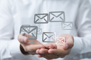 mail communication support contact concept service