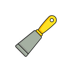 spatula icon vector illustration. full color.