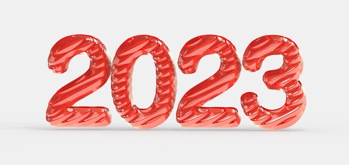 2023 New year change, turn.