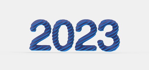 2023 New year change, turn.