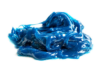 Fototapeta premium Blue premium quality synthetic lithium complex grease, high temperatures and machinery lubrication for automotive and industrial.