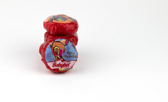 Germany, Berlin, 30.8.2022: Babybel special edition with Disney characters