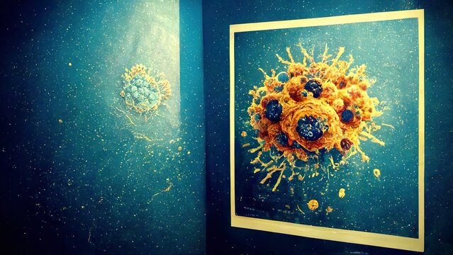 analysis of the corona virus, studies about virus illustration