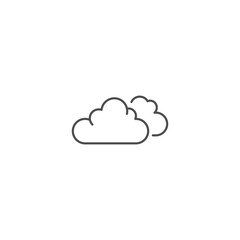 cloud icons. Vector illustration eps 10